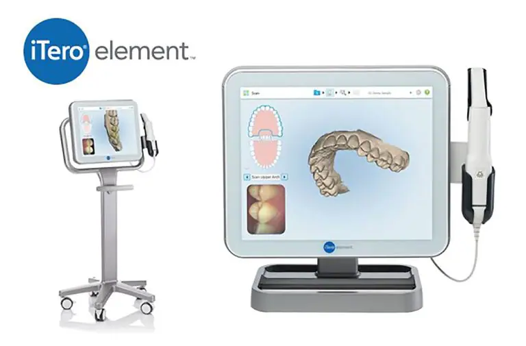歯の型取りに使用する口腔内カメラ